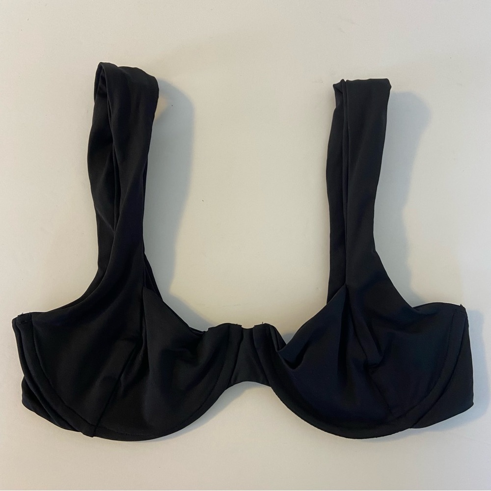 NWOT L*Space Black Tori Amal Underwire Bikini Top - Picture 4 of 9